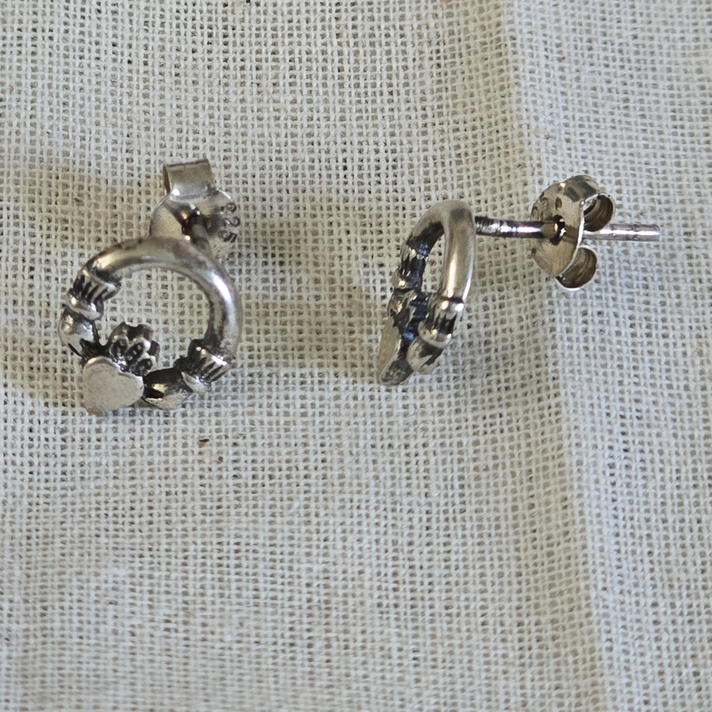 Silver Heart Earrings